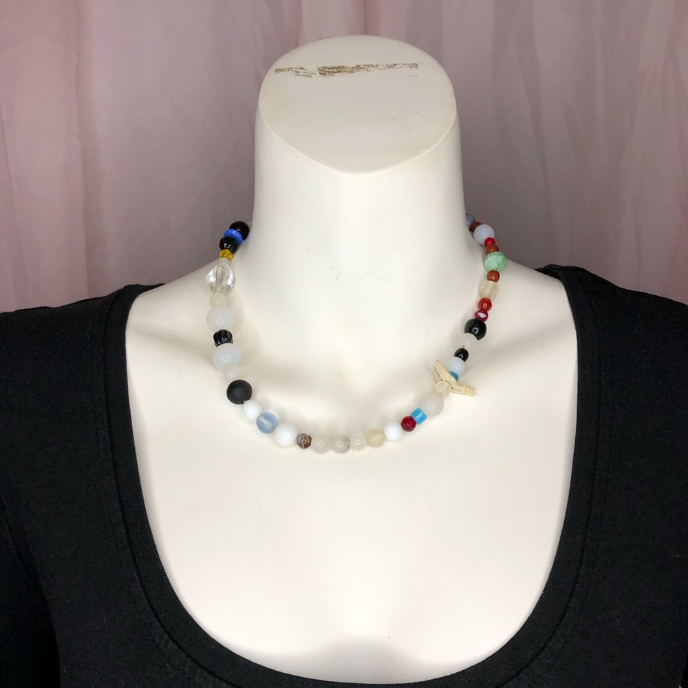 Vintage Czechoslovakian Glass Mardi Gras Beads